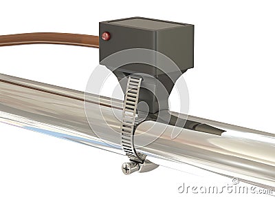 Temperature sensor with diode Stock Photo