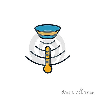 Temperature Sensor icon. Simple element from sensors icons collection. Creative Temperature Sensor icon ui, ux, apps, software and Stock Photo