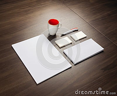 Template for branding identity for graphic designers presentations Stock Photo
