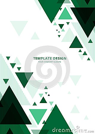 Vector and illustration , Geometric abstract background Vector Illustration