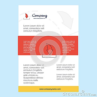 Template layout for Downloading comany profile ,annual report, presentations, leaflet, Brochure Vector Background Vector Illustration