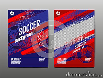 Layout template Design, Sport Background, Dynamic Poster, Brush Speed Banner, Vector Illustration Vector Illustration