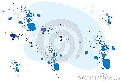 Blue sparkle background templates colorful design vector templates Vector Illustration