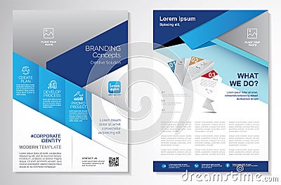 Template vector design for Brochure, AnnualReport, Magazine, Poster, Corporate Presentation, Portfolio, Flyer, infographic, layout Vector Illustration