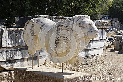 Temple of Apollon - Didyma / Turkey Stock Photo