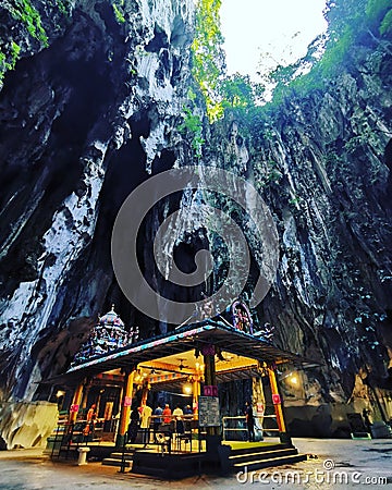 Temple of Batu Caves Stock Photo