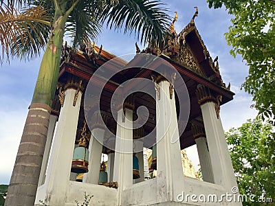 Temple of Bells, Thailand Stock Photo