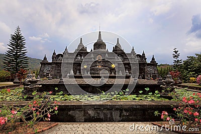 The temple in Brahmavihara Arama monastery, Bali Island (Indonesia) Stock Photo