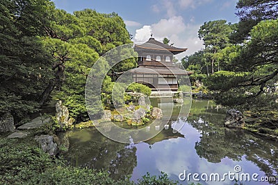 Temple d'argent ou Gingaku-ji Stock Photo