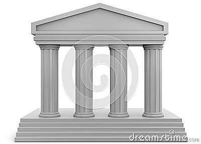 Temple - 3D Stock Photo