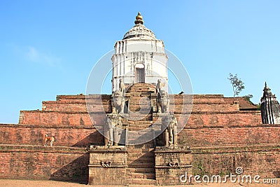 Temple In Durbar Square, Nepal. Stock Photo