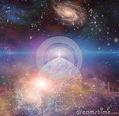 Temple of the universe Stock Photo