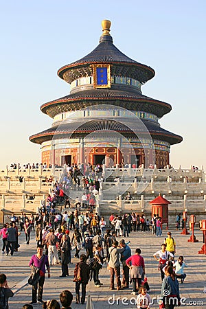 Temple at the Forbidden City Editorial Stock Photo