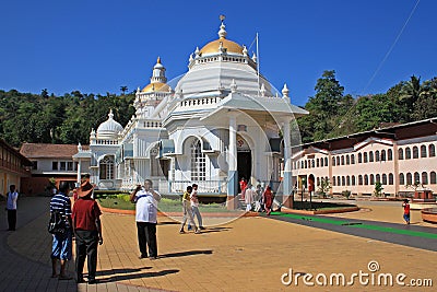 Temple in Goa Editorial Stock Photo
