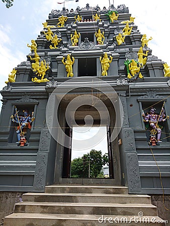 Temple with God& x27;s Stock Photo