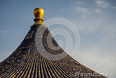 Temple of Heaven in Dongcheng China under a blue sky Stock Photo