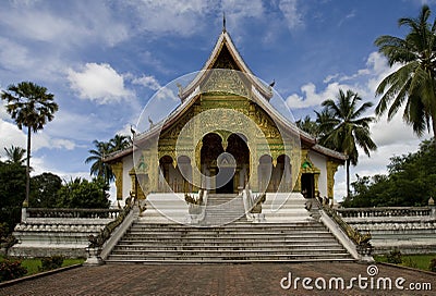 Temple Ho Kham, Luang Prabang, Laos Stock Photo