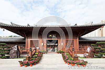 Temple in Hong Kong Stock Photo