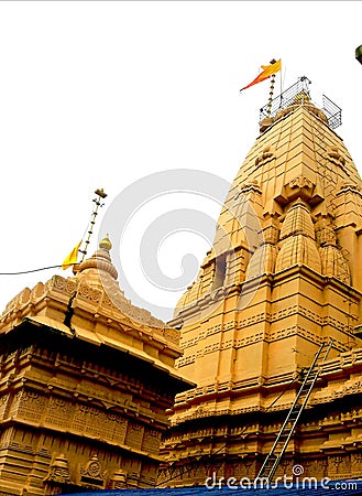 This is a TEMPLE India near BARDOLI Stock Photo