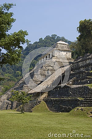 Temple of the Inscriptions Stock Photo