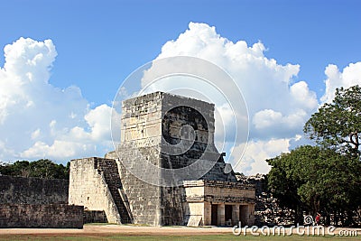 Temple of the jaguar Stock Photo