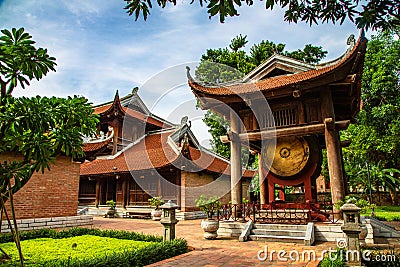 Temple of literature Stock Photo