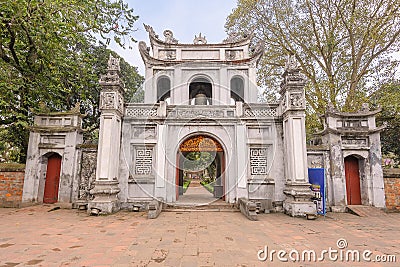 Temple of Literature Stock Photo