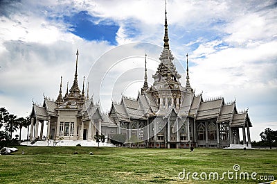 Temple Maha Wihan luang Pho Toe Stock Photo