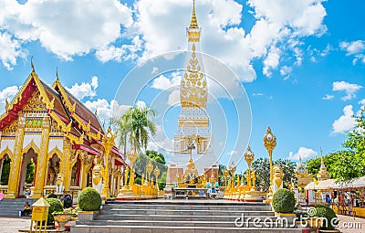 Temple Pagoda blue sky Stock Photo