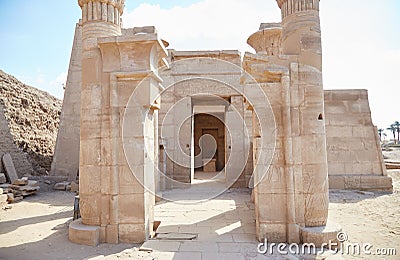 The Temple of Ptah, Home to the Mysterious Sekhmet Statue Editorial Stock Photo