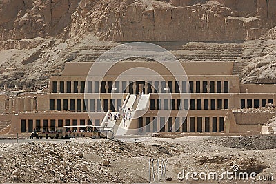 Temple of the queen hatshepsut Stock Photo