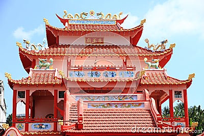 Temple roof Stock Photo