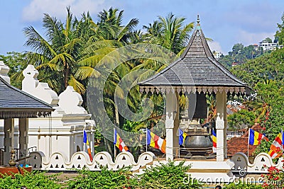 Temple of the Sacred Tooth Relic, Kandy, Sri Lanka Stock Photo