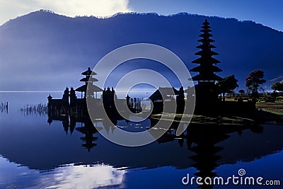Temple to the water goddess. Indonesia Stock Photo