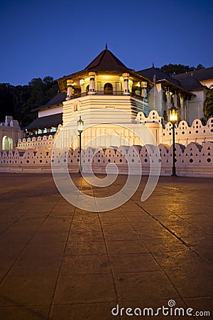 Temple of Tooth, Kandy, Sri Lanka Stock Photo