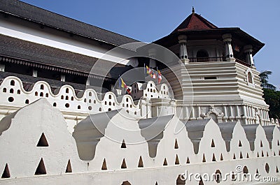 Temple of the Tooth Relic, Kandy, Sri Lanka Stock Photo