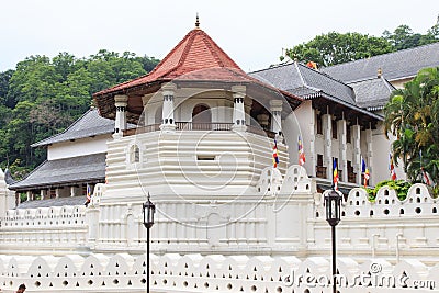 Temple of the Tooth and Royal Palace - Kandy, Sri Lanka Stock Photo