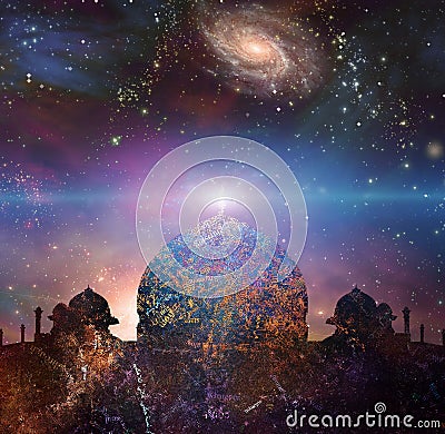 Temple of the universe Stock Photo