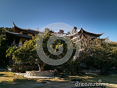 Temple of the White Goddess in Phan Thiet Vietnam Stock Photo