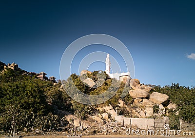Temple of the White Goddess in Phan Thiet Vietnam Stock Photo