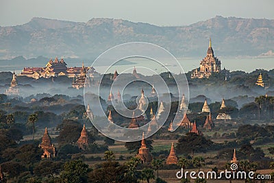 Temples of Bagan - Myanmar (Burma) Stock Photo