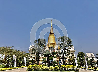 Temples in the provinces of Thailand Stock Photo