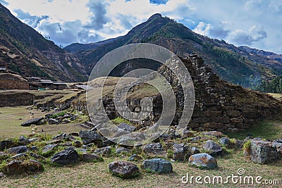 Templo de Chavin de Huantar Stock Photo