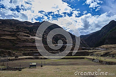 Templo de Chavin de Huantar Stock Photo