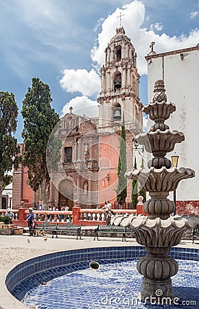 Templo del Oratorio San Miguel Allende Editorial Stock Photo