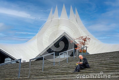 Tempodrom a multi-purpose event venue in Berlin and tourist Editorial Stock Photo