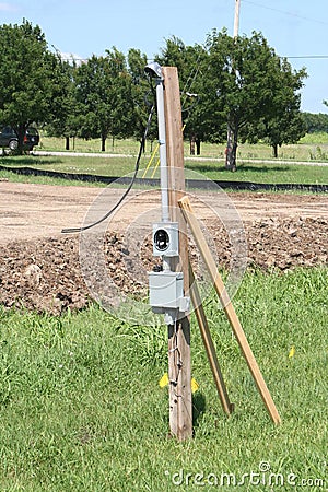 Temporary Power Stock Photo - Image: 42375050