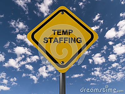 Temporary staffing Stock Photo