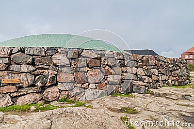 Temppeliaukion Church known also as Rock Church in Helsinki, Finla Stock Photo