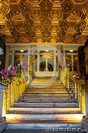 Temps de flors, event flower Festival in Girona, Catalonia, Spain Editorial Stock Photo